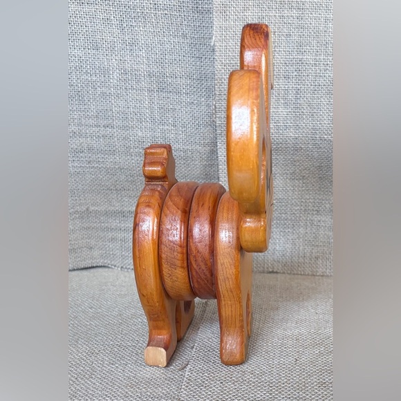 Vintage Handmade Wood Bunny Rabbit Kitsch Rustic Weird Farm Core AS IS READ - Picture 5 of 8